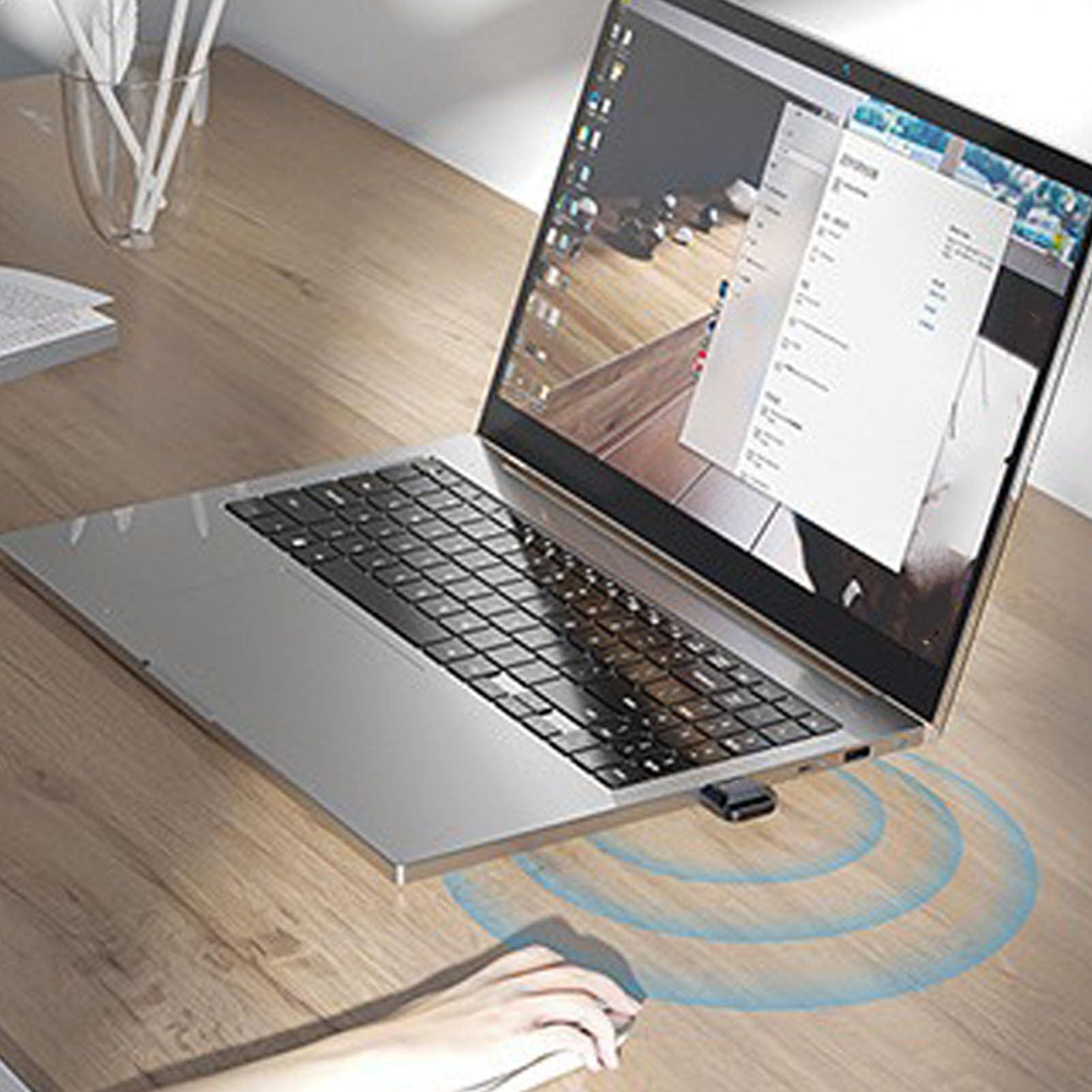 Yunir Bluetooth 5.0 USB Adapter for PC,40Mbps Transmitter Replacement Micro USB for Headphone Speaker Mouse Keyboard Connection,Plug and Play