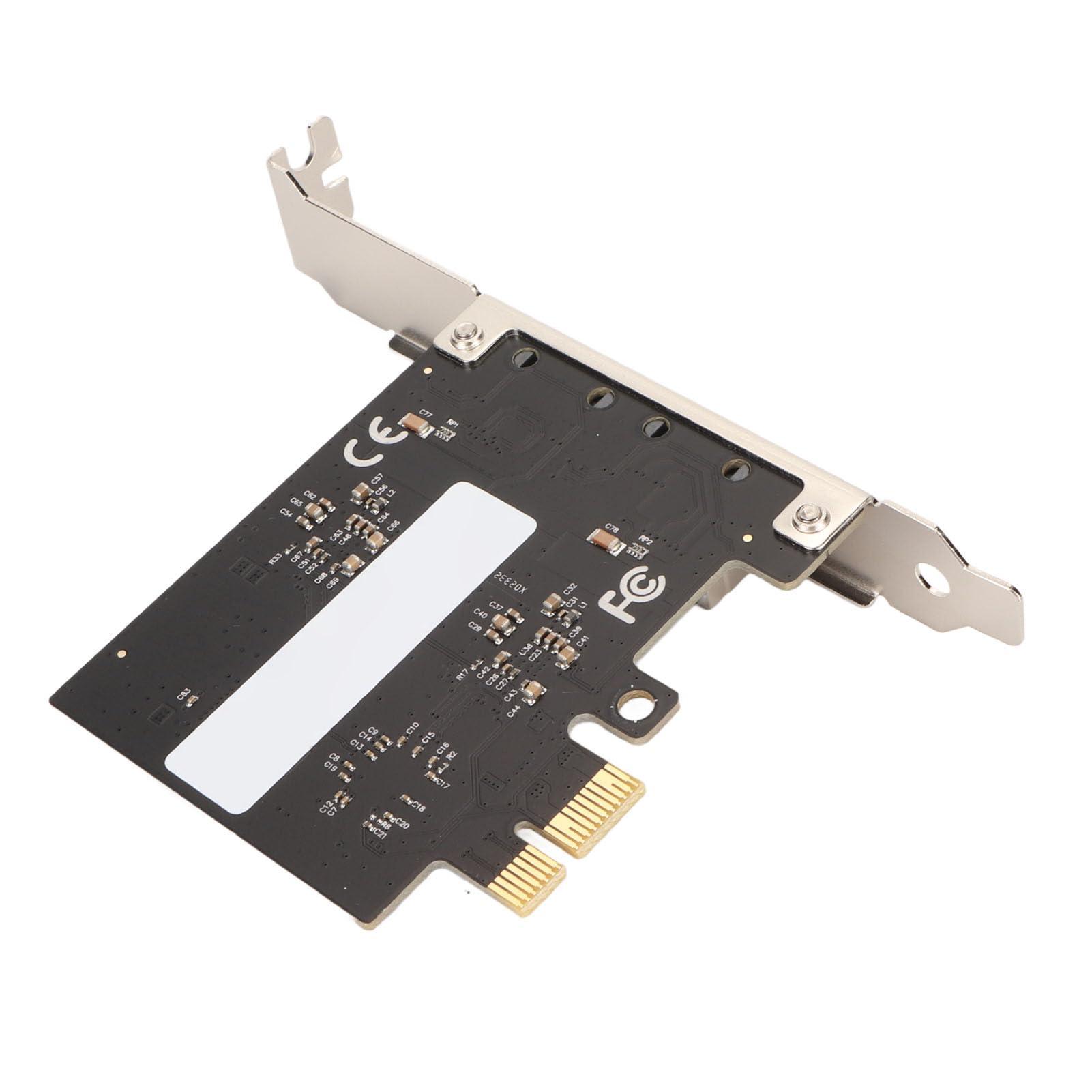 Srliya PCIe 2.5G Network Card Dual Port RTL8125B 2500M 1000M Computer Network Adapter Card for Desktop PC