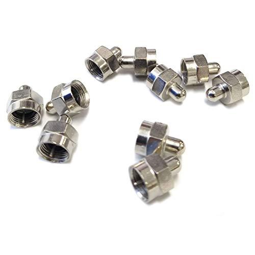GARASANI 10 Pack Termination of a 75 Ohm Type F line, Commonly Found Type F Connector widely Used