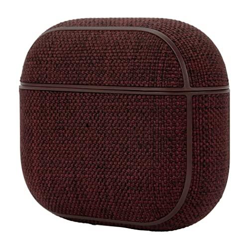Incase Incase Airpods Case in Woolenex - Airpod 3rd Gen Case - Durable, Lightweight and Protective Cover with Premium Fabric, Scratch-Resistant Design, and Precision Fit for Everyday Use - Deep Red