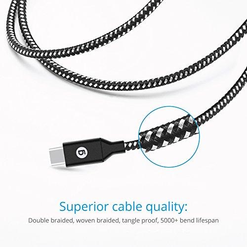 gofanco gofanco 4K 60Hz USB Type C to HDMI 2.0 6.6ft Braided Adapter Cable Home Office - Work from Home - Thunderbolt 3 Compatible - UHD 4K @60Hz - 2 Meters, DisplayPort Alternate Mode via USB-C Required