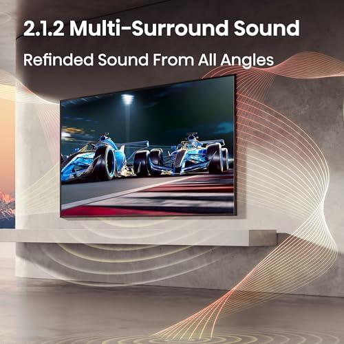 Hisense Hisense 75-Inch Class U8 Series Mini-LED ULED 4K UHD Google Smart TV (75U8N, 2024 Model) - QLED, Dolby Vision IQ, Dolby Atmos, Full Array Local Dimming Pro, 144Hz Game Mode Pro, Alexa Compatibility