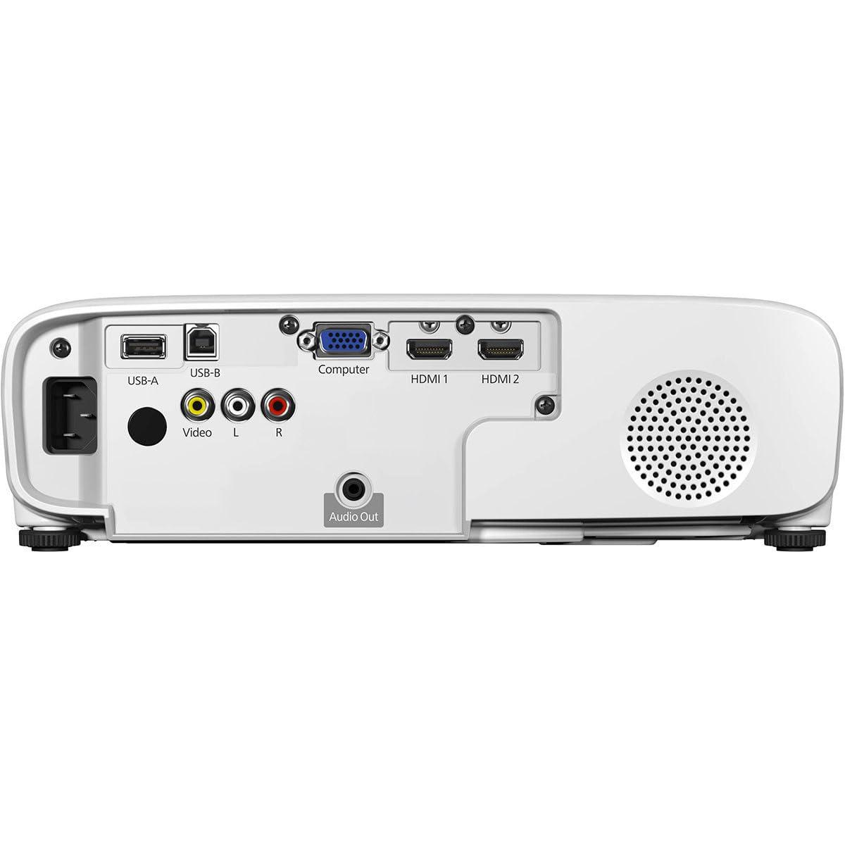 Epson Epson Home Cinema 1080 3-chip 3LCD 1080p Projector, 3400 lumens Color and White Brightness, Streaming/Gaming/Home Theater, Built-in Speaker, 16,000:1 Contrast (Renewed)