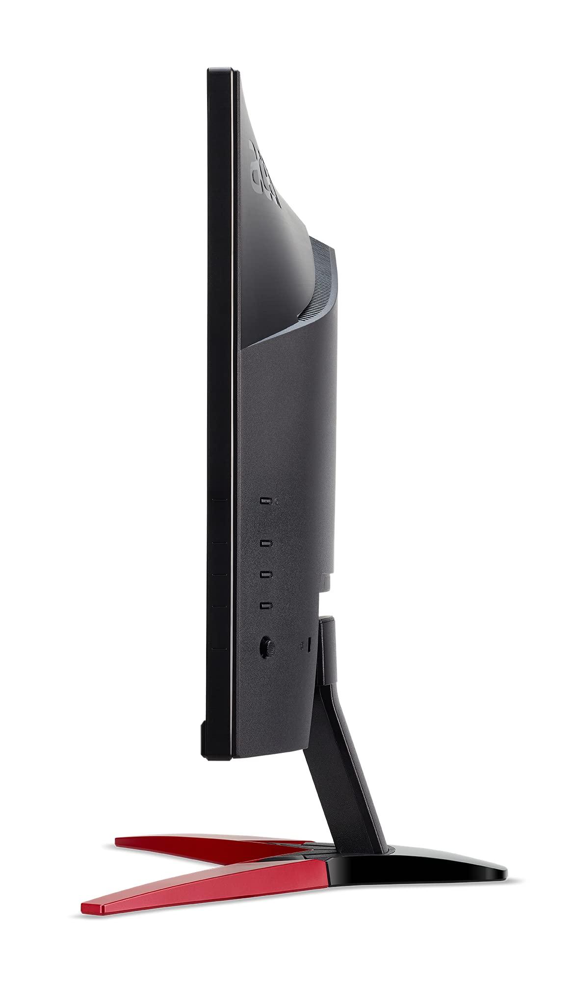 acer Acer Nitro 23.8" Full HD 1920 x 1080 PC Gaming IPS Monitor | AMD FreeSync Premium | 180Hz Refresh | Up to 0.5ms | HDR10 Support | 99% sRGB | 1 x Display Port 1.2 & 2 x HDMI 2.0 | KG241Y M3biip