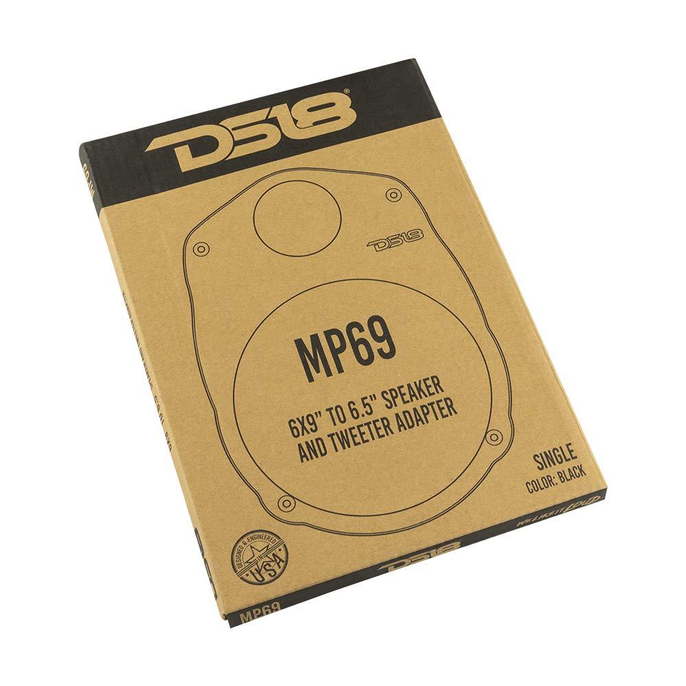 DS18 DS18 MP69 High Density Abs 6x9 to 2- Way 1 X 6.5 and 1 x Tweeters Adapter (Single)