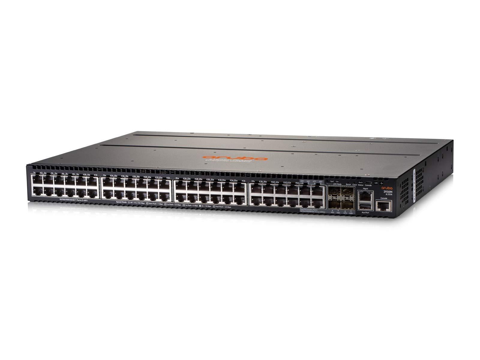 HP HPE Aruba JL321A 2930M 48G 1-Slot Layer 3 Switch (Renewed)