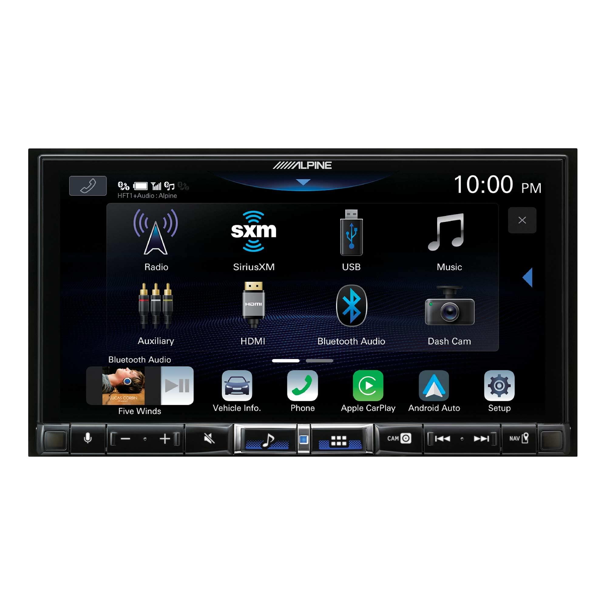 Alpine Alpine ILX-507 7-Inch Multimedia Receiver w/ & 6.5" & 6x9 R2 Speaker Bundle - R2-S65 & a Pair of R2-S69
