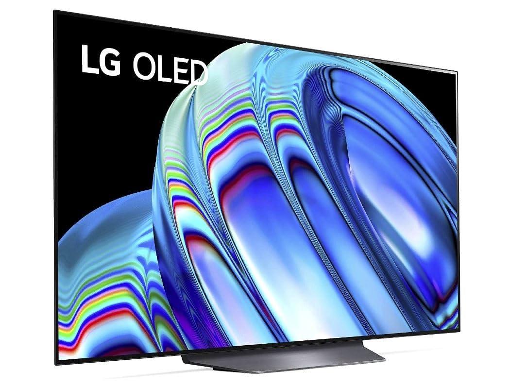 LG LG 65-Inch Class OLED B2 Series Alexa Built-in 4K Smart TV, 120Hz Refresh Rate, AI-Powered, Dolby Vision IQ and Dolby Atmos, WiSA Ready, Cloud Gaming (OLED65B2PUA, 2022) (Renewed)