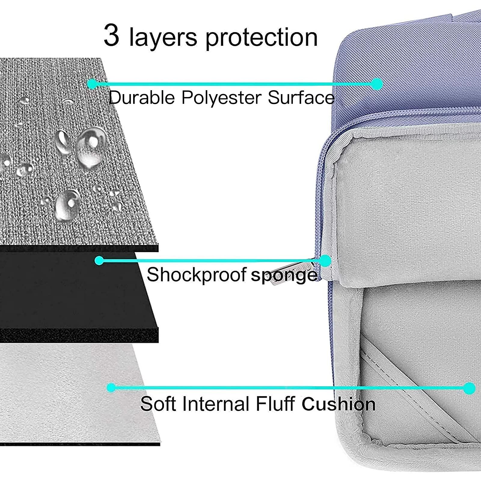 MOSISO MOSISO Compatible with MacBook Air 13 inch Case (A1369 A1466, Older Version 2010-2017 Release), Plastic Hard Shell Case & Sleeve Bag & Keyboard Cover & Webcam Cover & Screen Protector, Lavender Gray