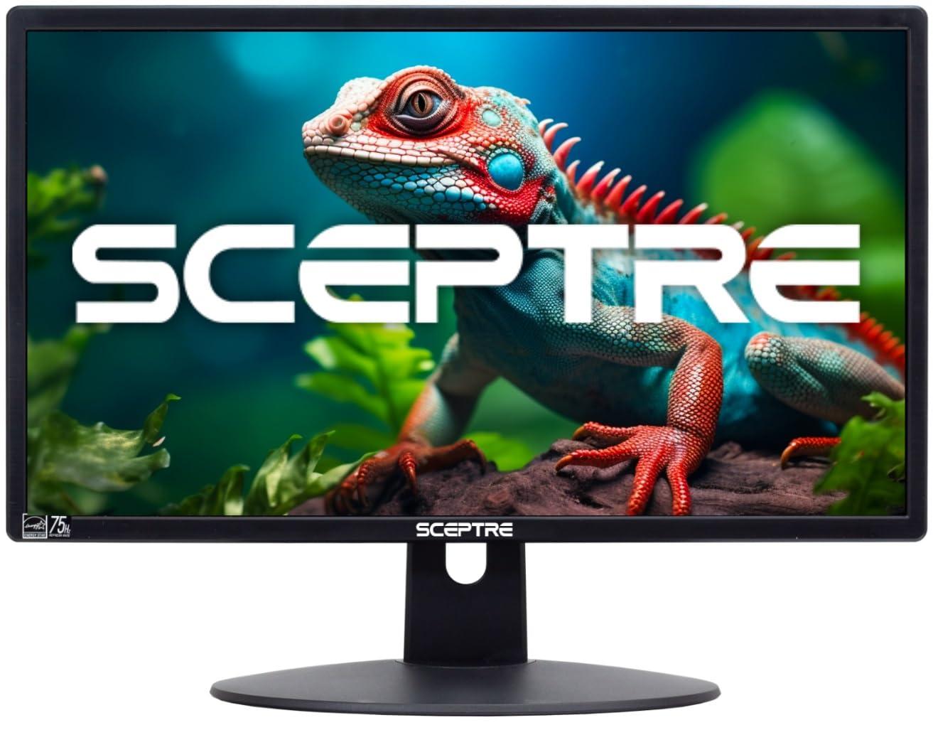 Sceptre Sceptre 20\" 1600x900 75Hz Ultra Thin LED Monitor 2x HDMI VGA Built-in Speakers, Machine Black Wide Viewing Angle 170 (Horizontal) / 160 (Vertical)