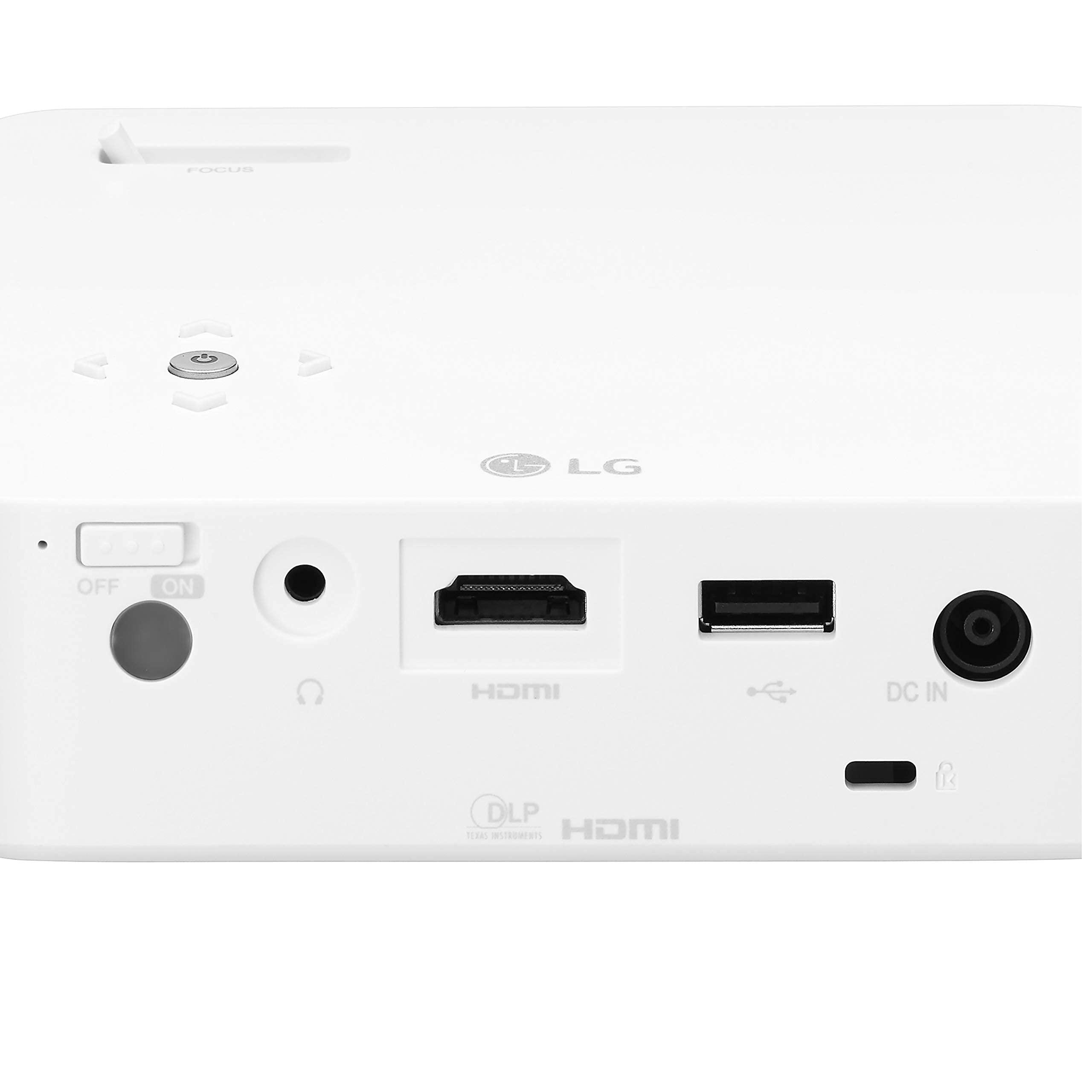 LG LG Electronics PH30N Portable CineBeam Projector with connectivity Bluetooth Sound, Built-in Battery, and Screen Share (Renewed)