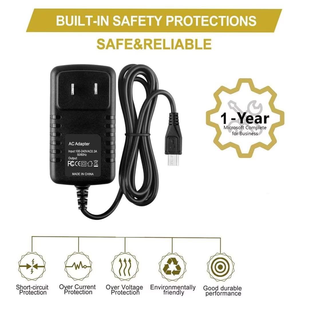 Ddkxndb Ddkxndb US AC/DC Adapter Wall Charger for Verizon Ellipsis 8 Tablet Power Supply Cord