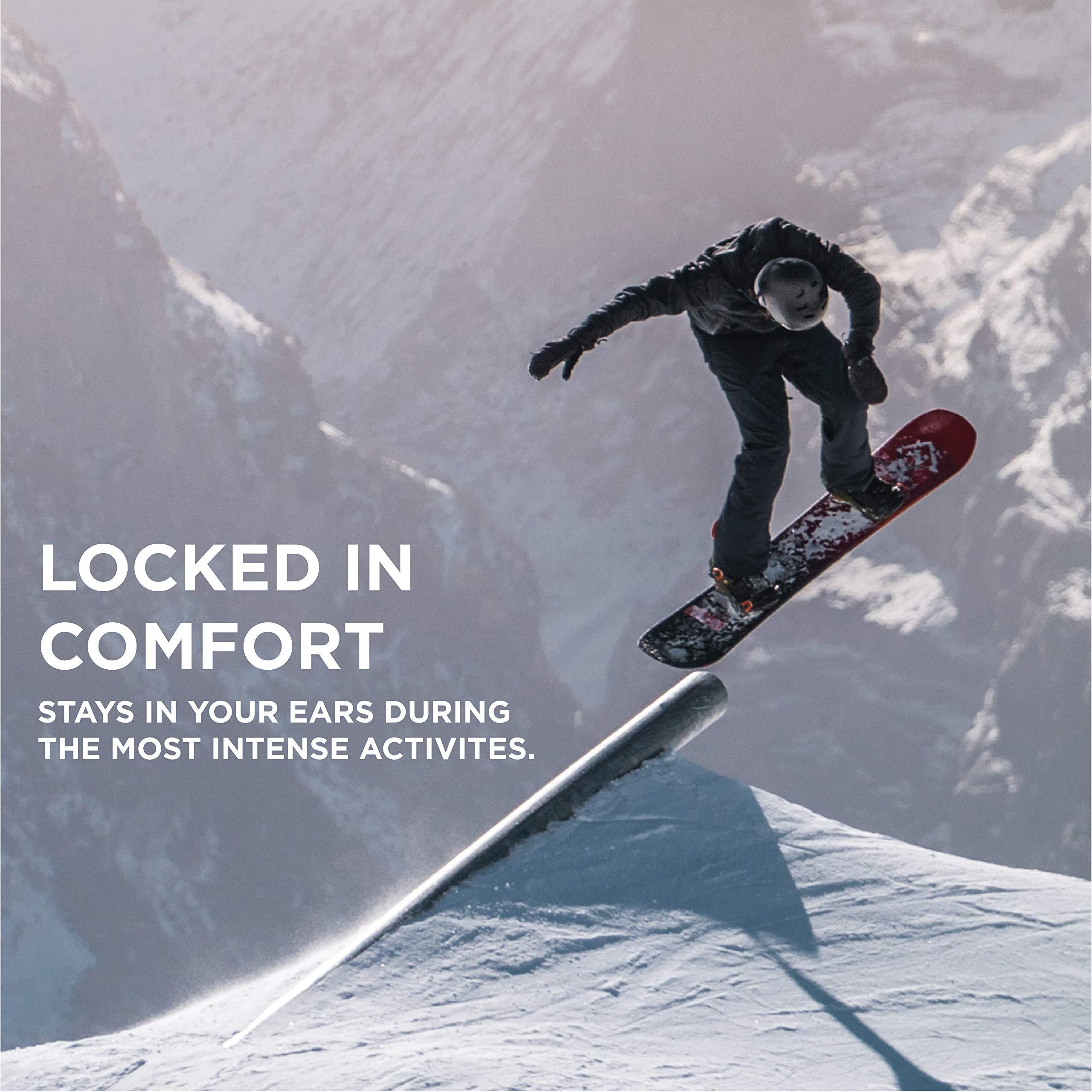 AutoLine Pro Foam Masters Memory Foam Ear Tips for AirPods Pro 1st & 2nd Gen | Comfortable | Secure | Better Noise Cancellation | Version 3.0 Replacement Buds (Large - 3 Pairs, Black)