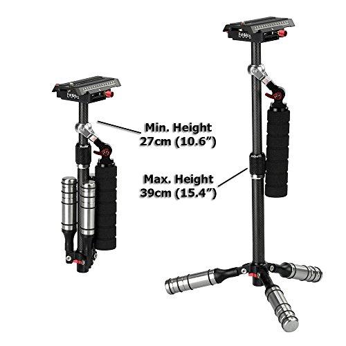 Fotodiox Fotodiox Pro Carbon Fiber Gimbal Stabilizer for DSLR, MILC & GoPro Cameras - Handheld Video Stabilizer System and Stealthy Camera Support for Small to Mid-Sized Cameras