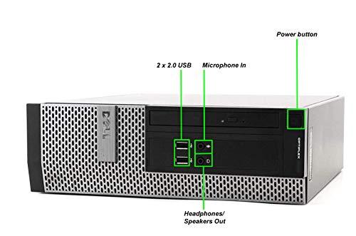 Dell Dell OptiPlex 3020 SFF Computer Desktop PC, Intel Core i5 Processor, 16GB Ram, 120GB M.2 SSD, 2 TB HDD, New 23.8 Inch MonitorKeyboard & Mouse, Wi-Fi & Bluetooth, Win 10 Pro (Renewed)