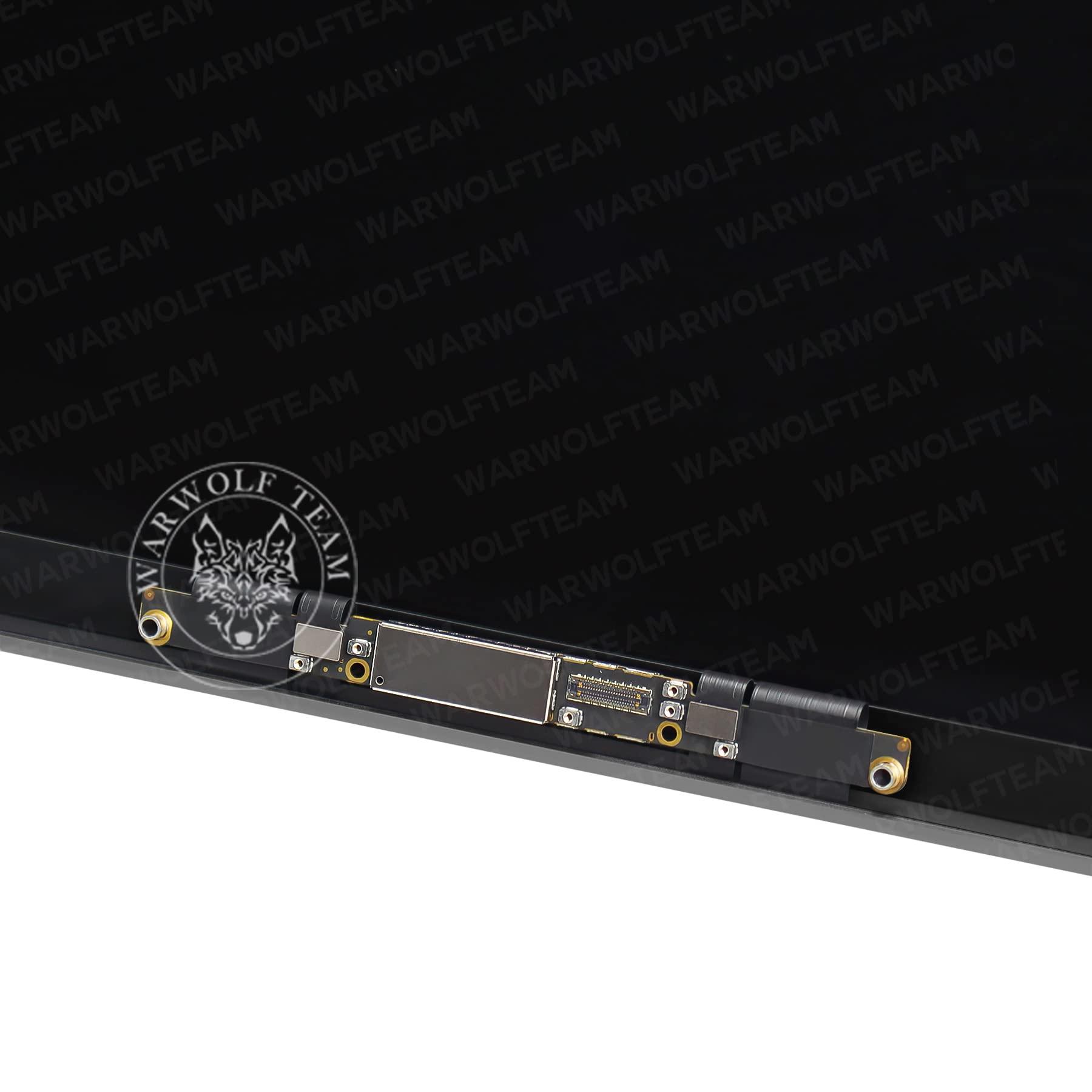 WARWOLFTEAM 13.3\" LCD Screen Retina Display Full Assembly for MacBook Air A2179 EMC 3302 Screen Replacement (Gray)