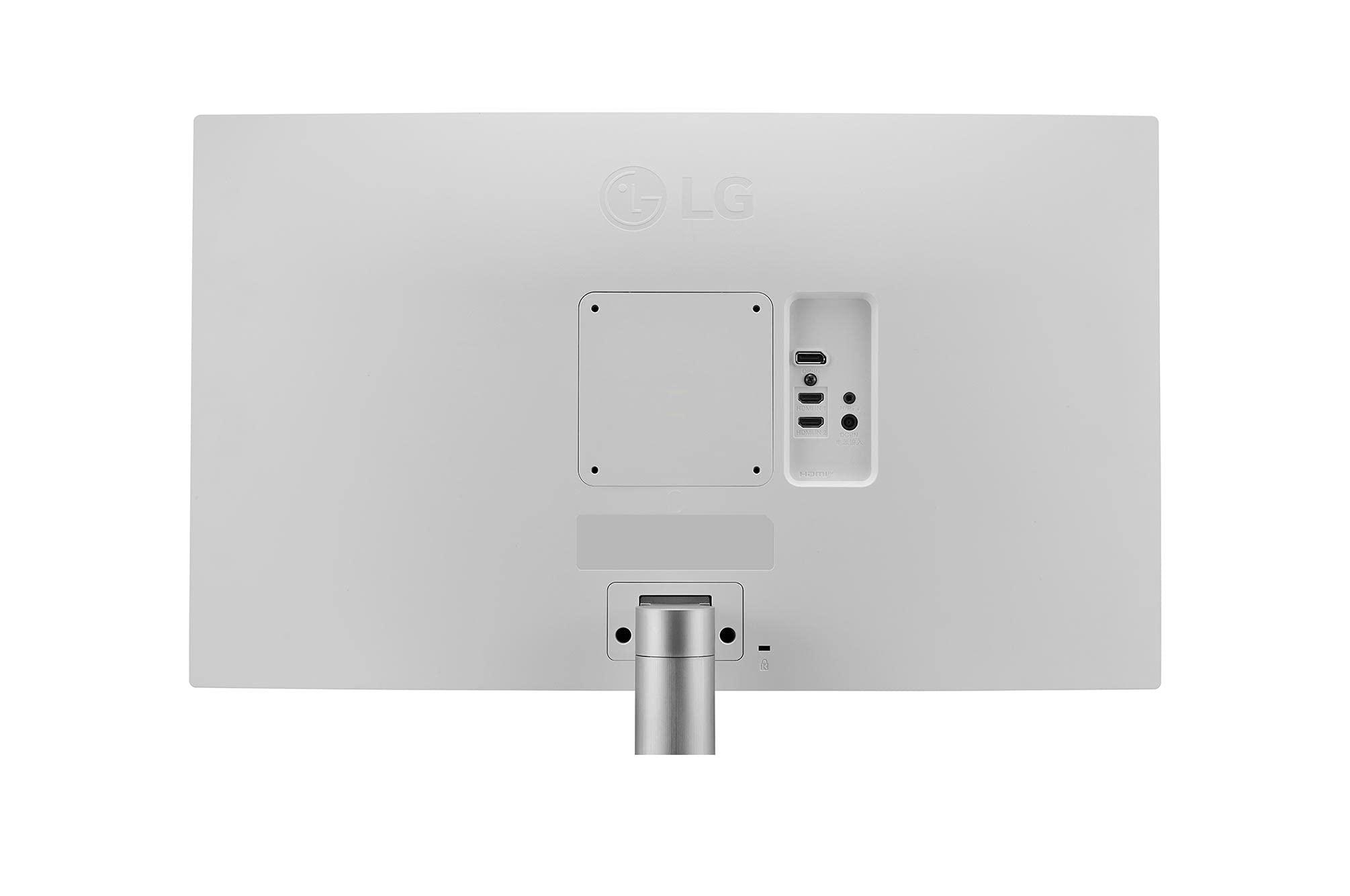 LG LG 27UP600-W 27" 4K UHD IPS Monitor, DCI-P3 95%, 5ms (GTG), HDMI, VESA DisplayHDR 400, AMD FreeSync, Black Stabilizer, OnScreen Control, Reader Mode, White