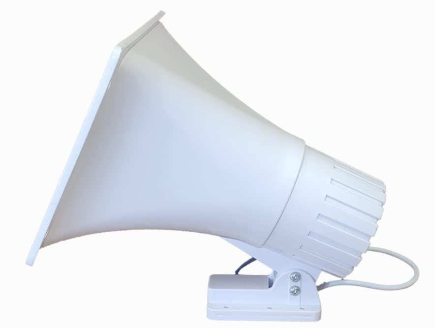 Nippon America Nippon America PA Power Horn Speaker 100 Watt Indoor Outdoor 100W with HiFi Amplifier Qty 2