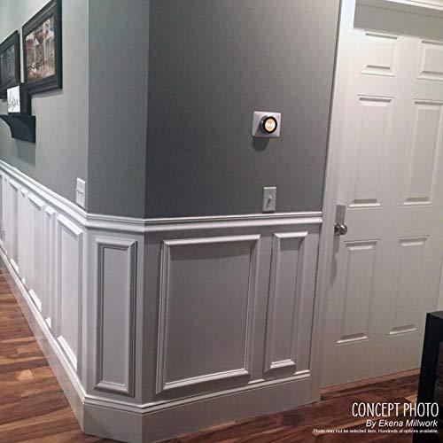 Ekena Millwork Ekena Millwork PNL16X28AS-01 16\"W x 28\"H x 1/2\"P Ashford Molded Classic Wainscot Wall Panel