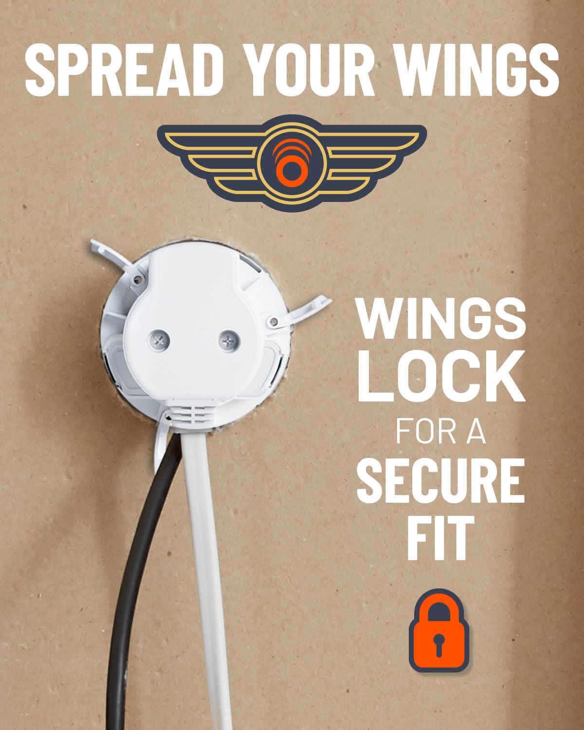 ECHOGEAR ECHOGEAR in-Wall Cable Management Kit - Includes Power & Low Voltage Cable Management - Hide TV Wires When Mounting A TV - Includes Hole Saw Drill Attachment for Easy Install