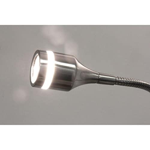 Adesso Adesso 3217-22 Prospect LED Clip Lamp, 9.5-14.5 in, 3W LED, Brushed Steel, 1 Clip Lamps