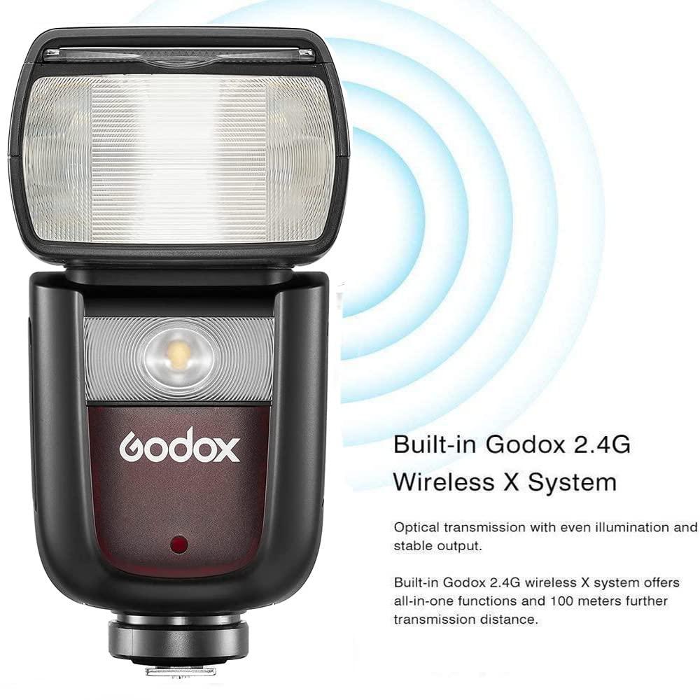 GODOX Godox V860III-N Camera Flash with Godox X2T-N TTL Wireless Trigger for Nikon Camera Flash Speedlight Speedlite Light, 76Ws 2.4G TTL HSS 1/8000s, 480 Full-Power Flashes, 0.01-1.5s Recycle Time