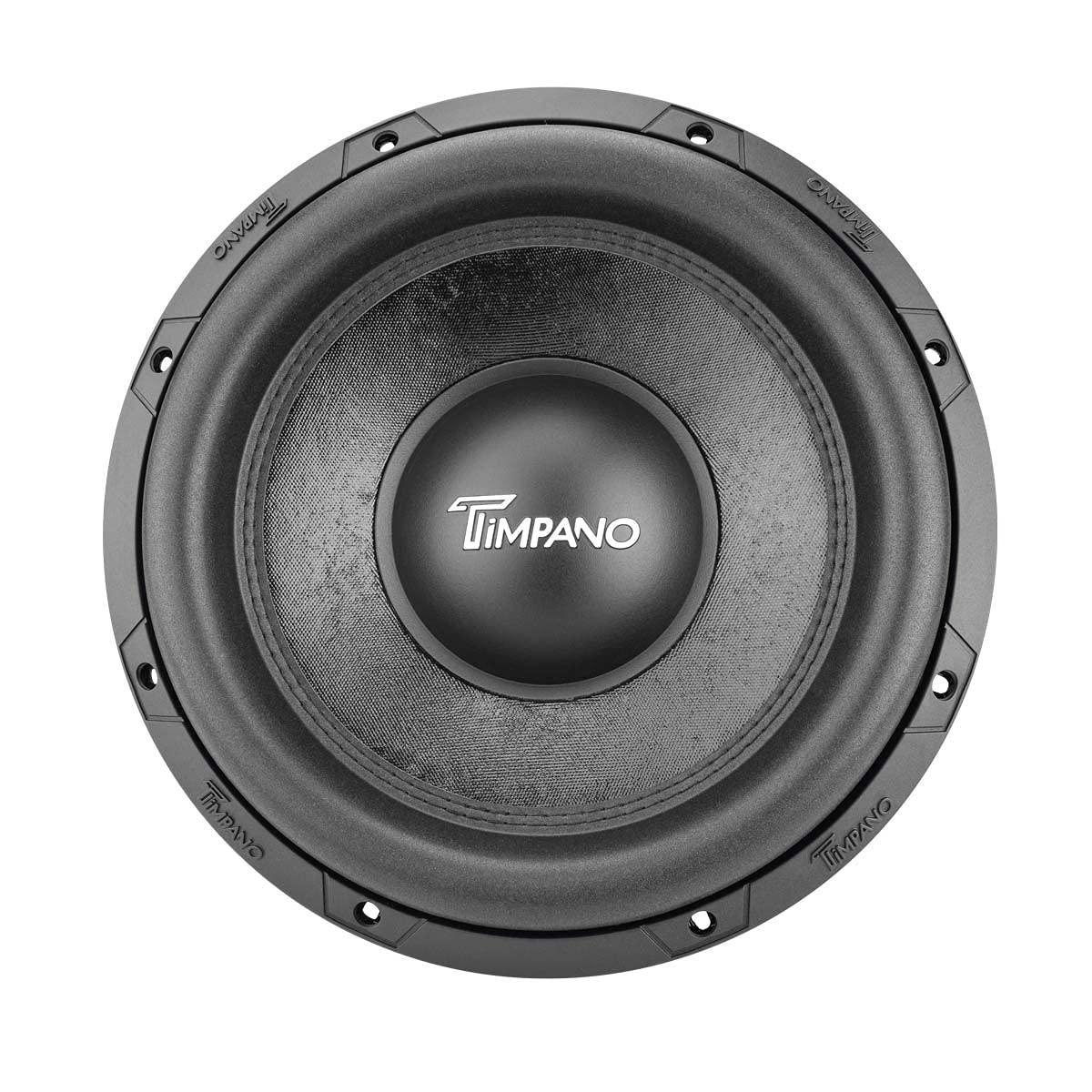 Timpano TIMPANO 12 Inch Subwoofer D4 1600 Watts Max Power Dual 4 Ohm, Subwoofer Car Audio 12 Inch 16 mm Xmax, TPT-T1500-12 D4, 2.6 In Voice Coil Double Stacked Magnet Sub woofer for Car Audio Systems (Single)