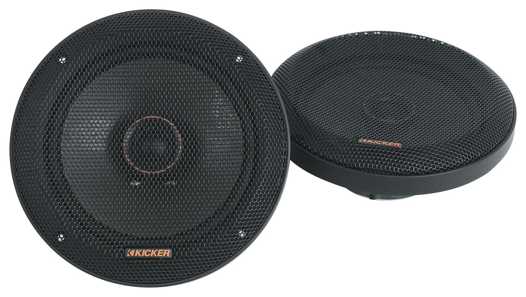 Audiosavings Audiosavings Bundle: (2) Kicker 51KSC6504 6.5" 100 Watt RMS Car Audio Speakers KSC6504 KSC650 Bundle with (2) Rockville RPB3-BLACK Handheld Wireless Linking Portable Bluetooth Speakers(4 Items)