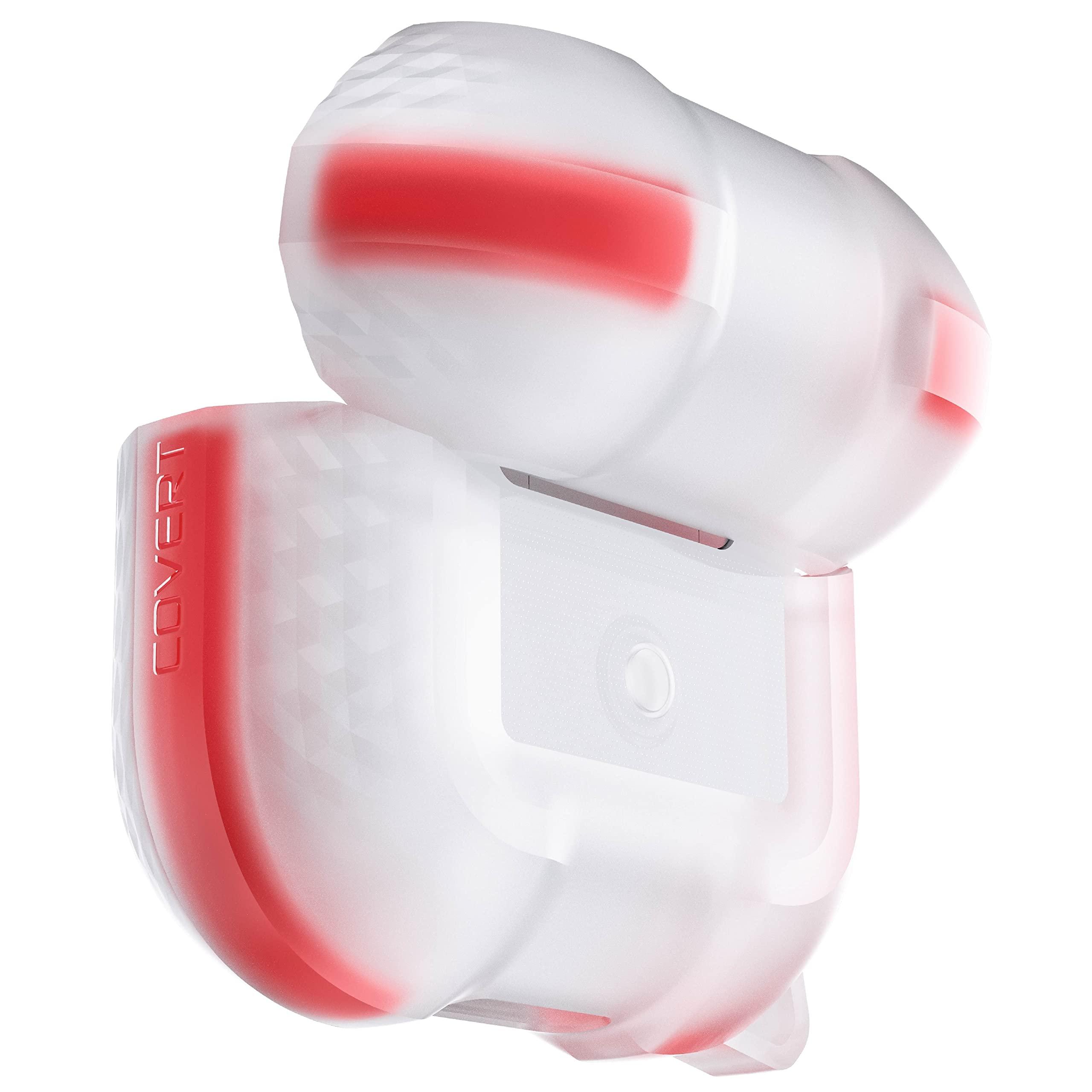 Ghostek Ghostek COVERT AirPods 3 Case Clear Protective Silicone Cover with Keychain Premium Slim Design with Heavy Duty Protection Wireless Charging Compatible Designed for 2021 Apple AirPod (3rd Gen) (Clear)