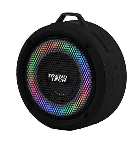 Wireless Express Wireless Express Dorm Blaster Super Sound Waterproof LED Speaker - Light up, All Weather Bluetooth Speaker - Superior Sound and Quality (Black)