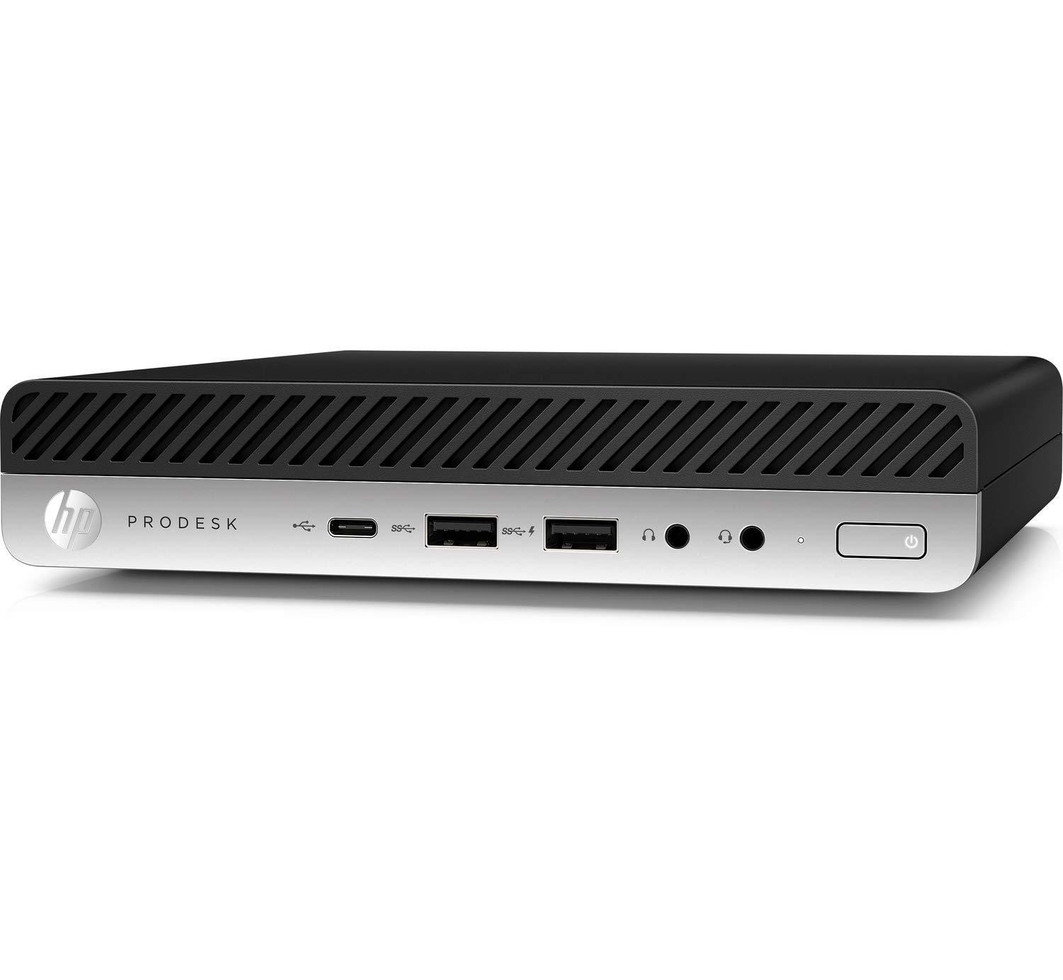 HP HP Prodesk 600 G4 Desktop Micro Mini PC (Intel Hex Core i5-8500T 2.1Ghz, 16GB DDR4 Ram, 256GB SSD, DisplayPort, USB 3.0, USB-C) Win 10 Pro (Renewed)