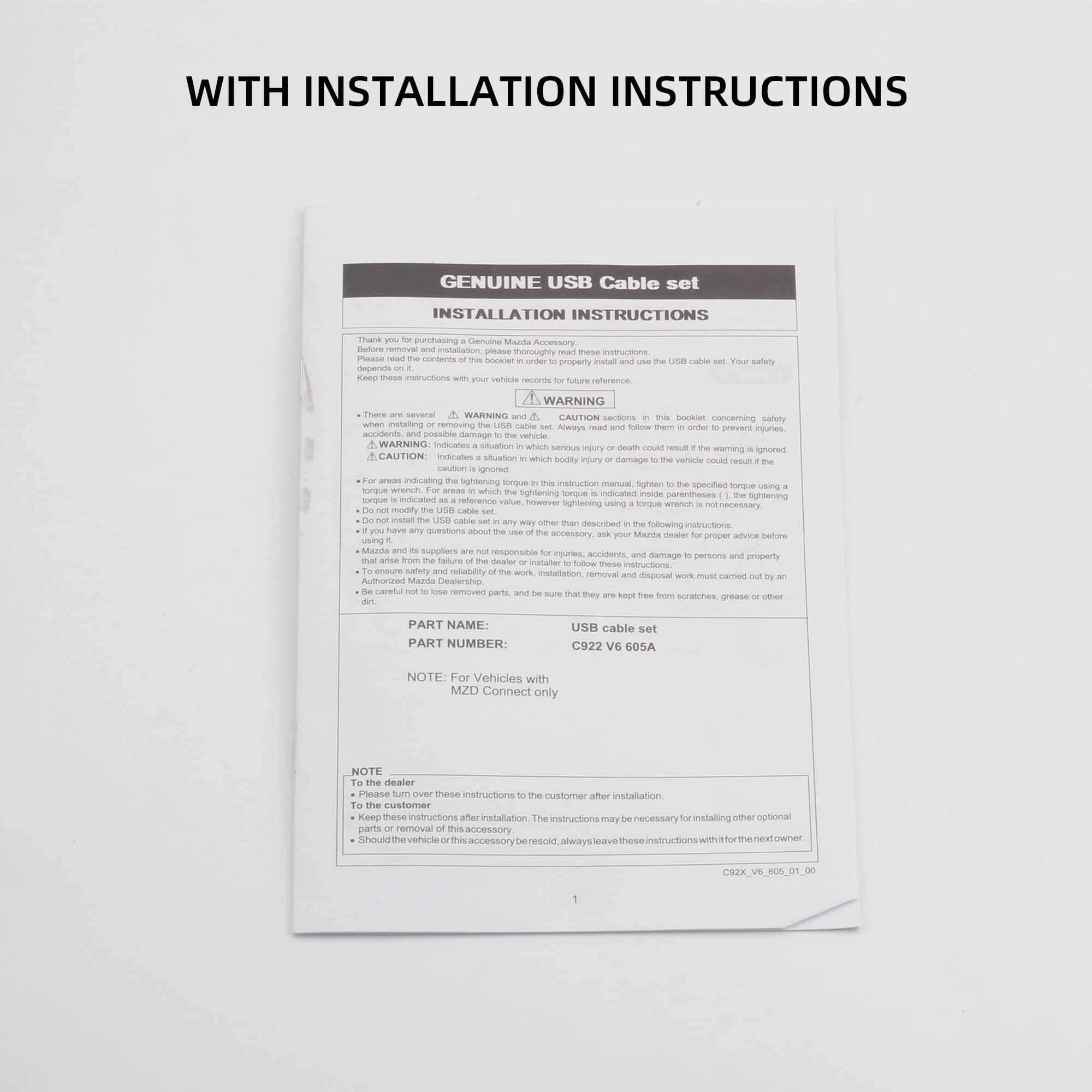 Dasbecan Dasbecan TK78-66-9U0C Mazda Apple Carplay Android Auto Retrofit Kit Compatible with Mazda 2 3 6 CX3 CX5 CX9 MX5 Miata 2014-2020 Adapter Interface Port MZD Connect System 00008FZ34 (2024 New Upgraded)