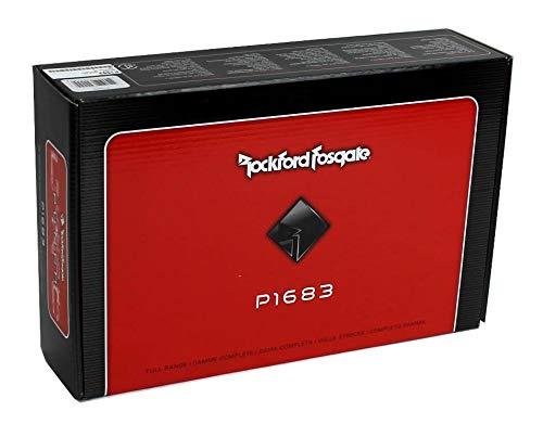 Rockford Fosgate 2 Pairs of Rockford Fosgate Punch P1683 260W Peak (130W RMS) 6" x 8" Punch Series 3-Way Full Range Coaxial Speakers