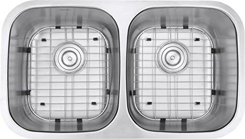 Ruvati Ruvati 32-inch Undermount 50/50 Double Bowl 16 Gauge Stainless Steel Kitchen Sink - RVM4300