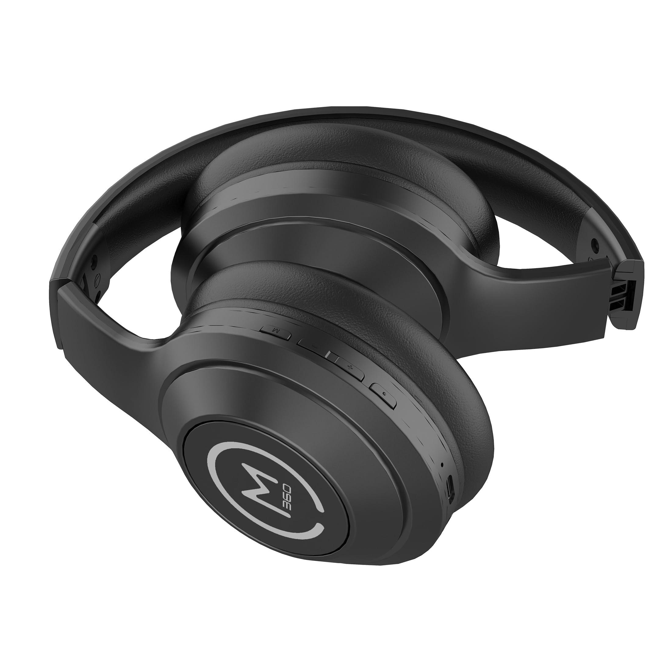 Morpheus 360 Morpheus 360 Comfort Plus Wireless Over-Ear Headphones - Bluetooth Headset with Microphone - 10H Playtime - HP6500B (Black)
