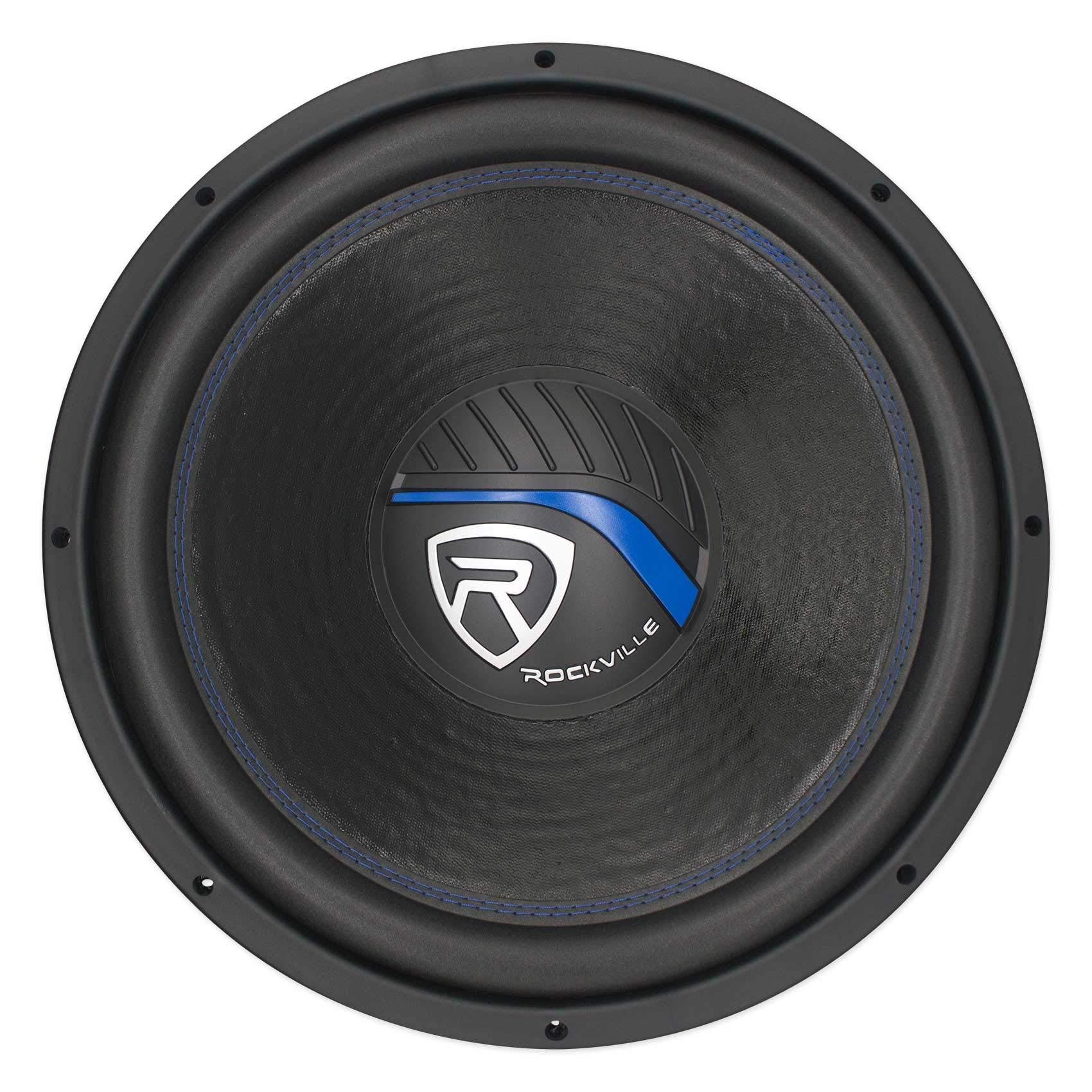 Rockville 2 Rockville K5 W15K5S2 15" 2000w Subwoofers+Sealed Sub Box+Mono Amplifier+Wires