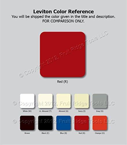 Leviton Leviton 5G110-RR5 Extreme CAT 5E UTP Jack, Dark RED