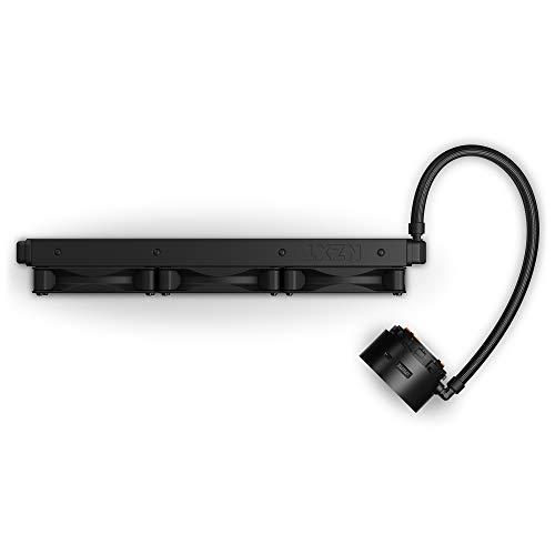 NZXT NZXT Kraken Z73 360mm - RL-KRZ73-01 - AIO RGB CPU Liquid Cooler - Customizable LCD Display - Improved Pump - Powered by CAM V4 - RGB Connector - Aer P 120mm Radiator Fans (3 Included) ,Black