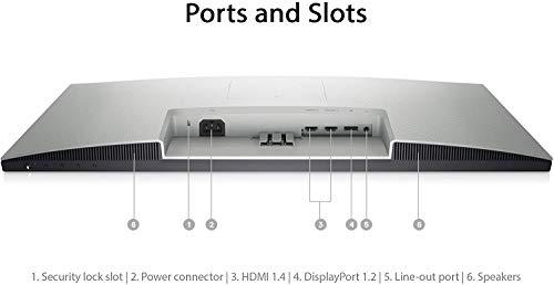Dell Dell Newest 27-inch QHD 1440p (2560 x 1440) IPS Ultra-Thin Bezel Monitor, 75Hz Refresh Rate, ADM FreeSync, HDMI, DisplayPorts, Built in Speakers, VESA Certified, Sliver