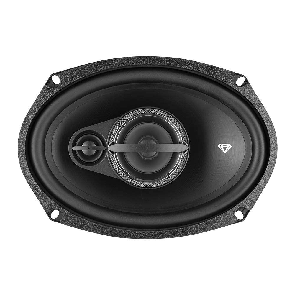 BLACK DIAMOND BLACK DIAMOND DIA-69.3 6 x 9 Coaxial Car Speakers 3 -Way 270 Watts 4-Ohm Car Audio Stereo System 6x9 Speakers - Removable Grill Included (Sold in Pairs)