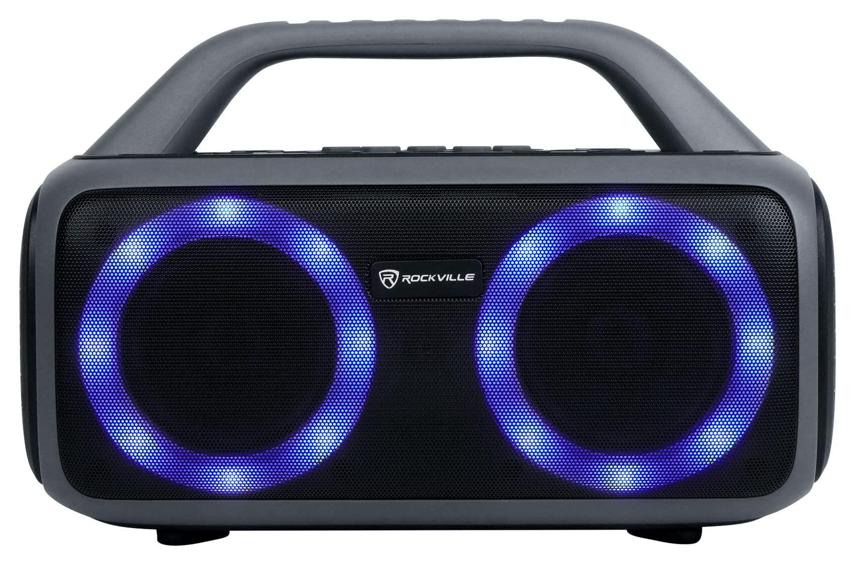 Rockville Rockville RPB50 40W Portable Bluetooth Speaker, TWS Linking, LED Lights, Long Battery, Perfect for Parties and Outdoor Adventures