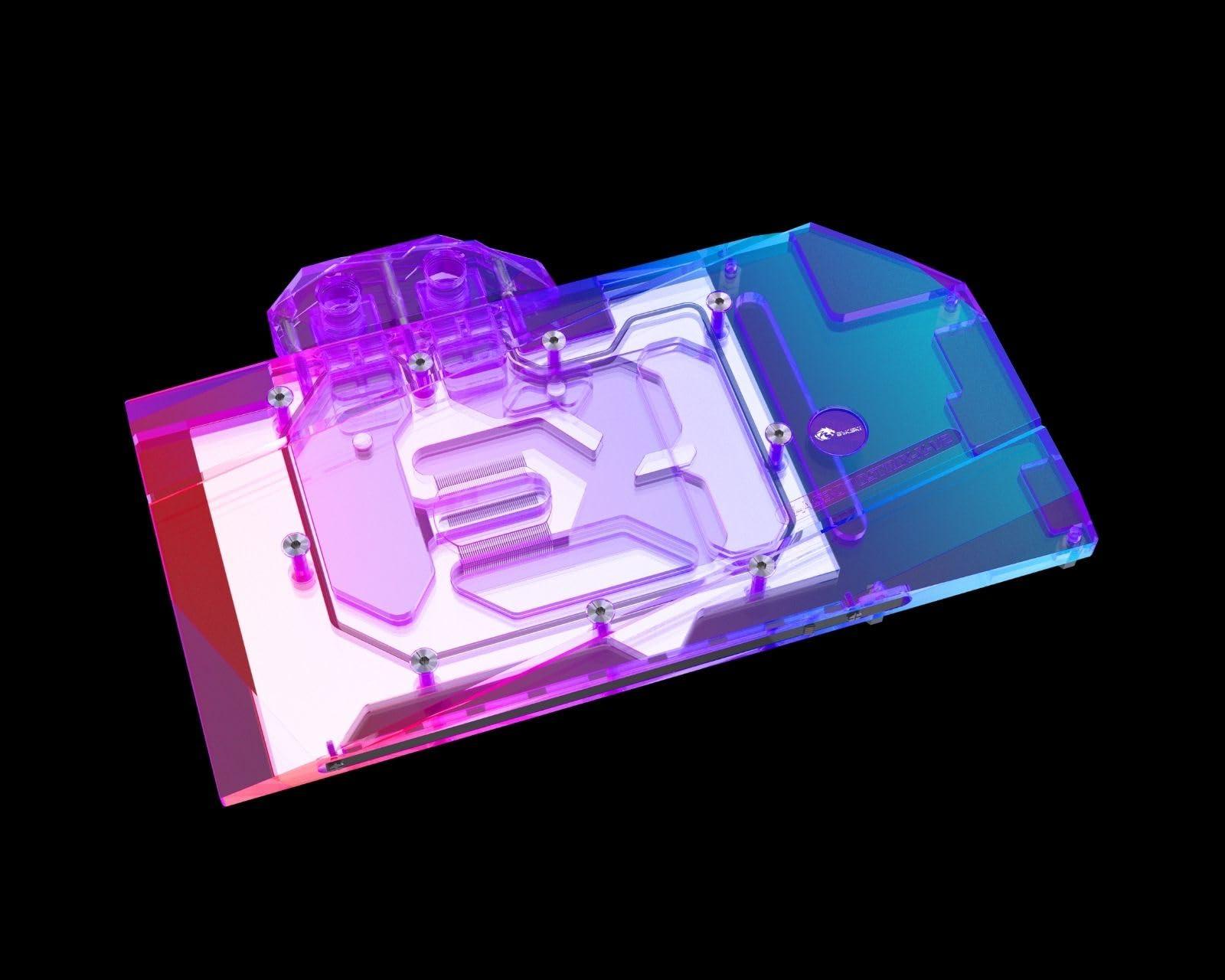 Bykski Bykski Full Coverage GPU Water Block and Backplate for ASUS ROG Strix RTX 3070/306Ti 8G Gaming (N-AS3070STRIX-X-V2)