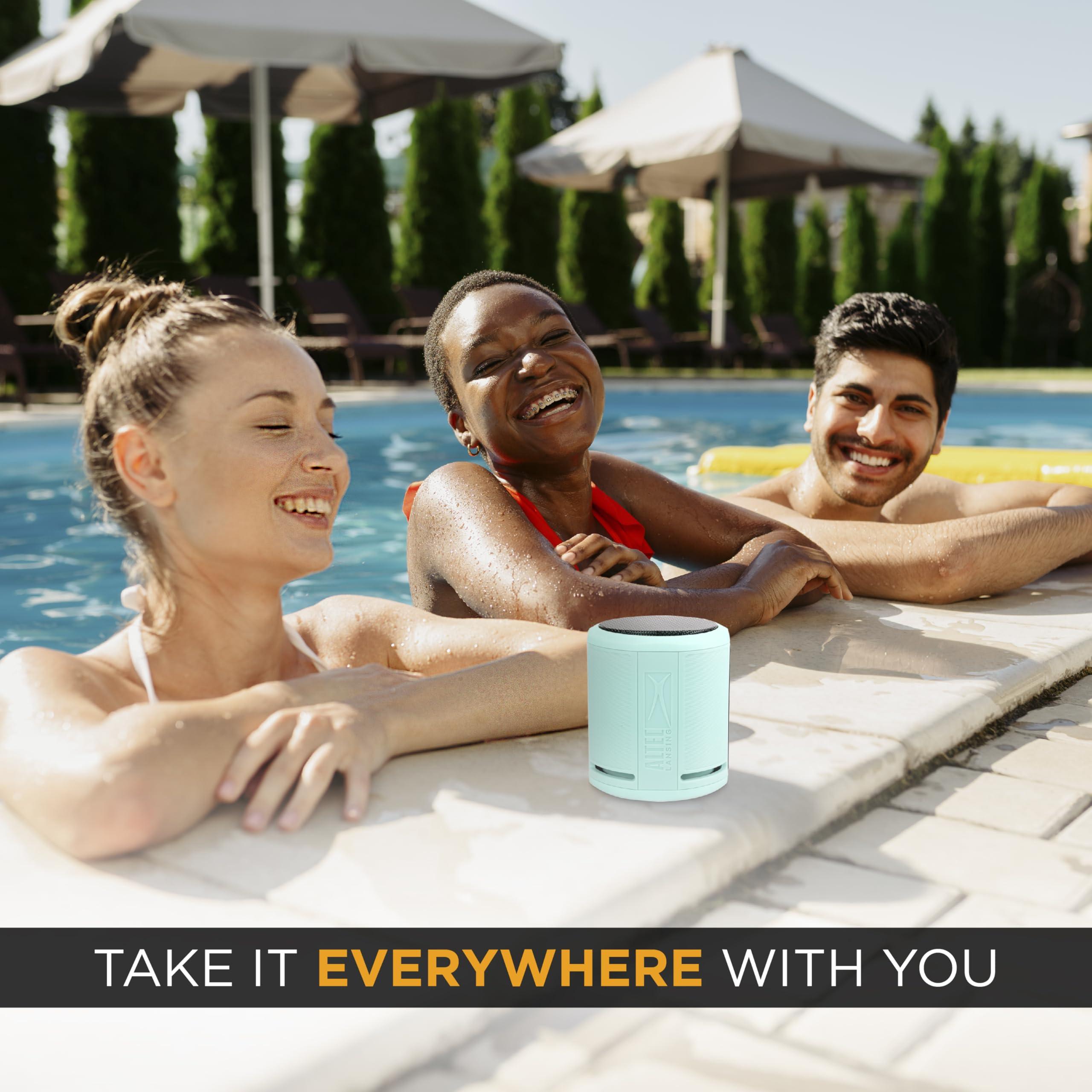 Altec Lansing Altec Lansing HydraOrbit - Waterproof Bluetooth Speaker, Lightweight & Portable Speaker for Travel & Outdoor Use, Mint