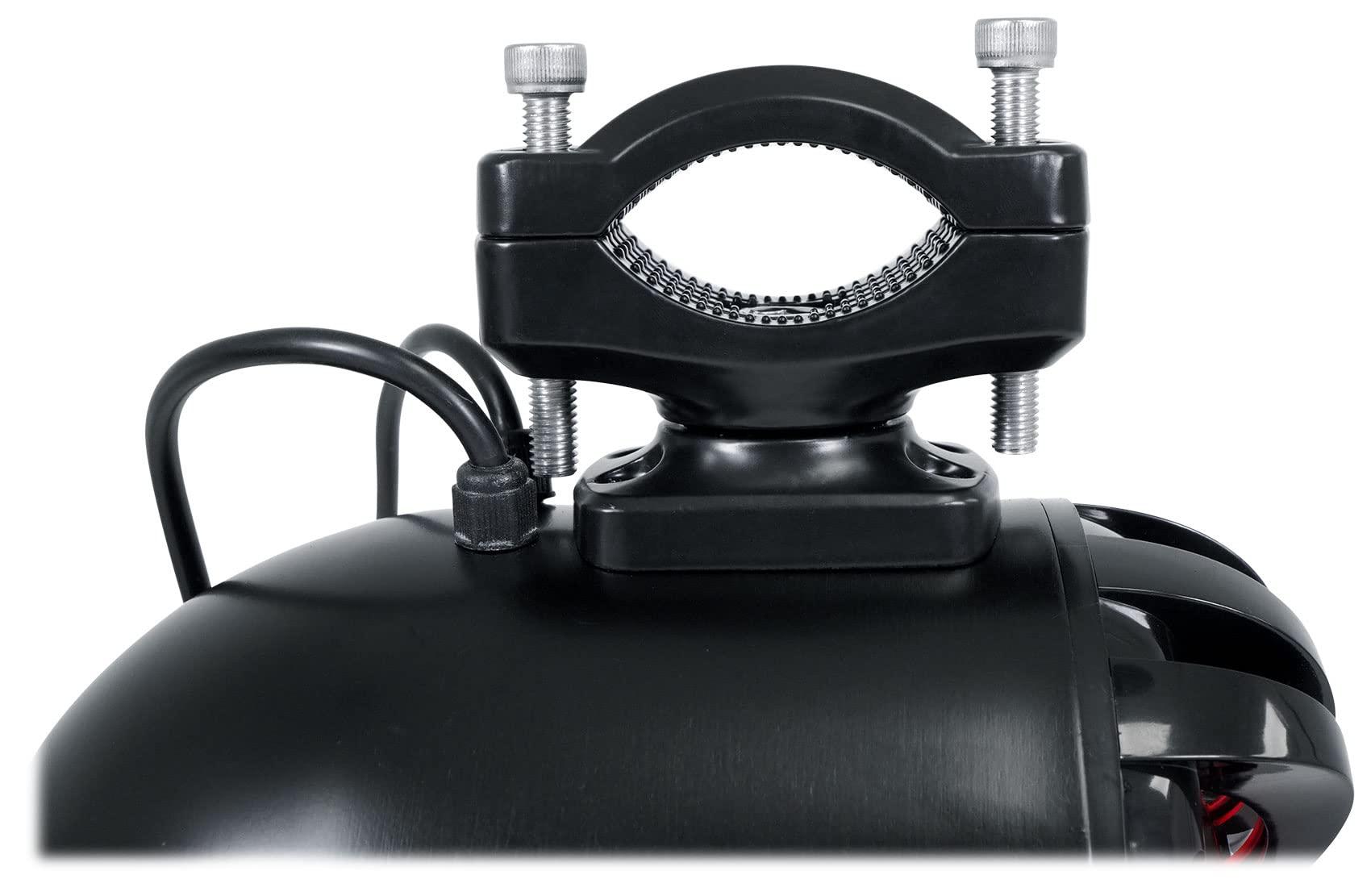 Rockville Rockville Pair WB50KLS Black 5.25" 250w Metal Marine Wakeboard LED Tower Speakers