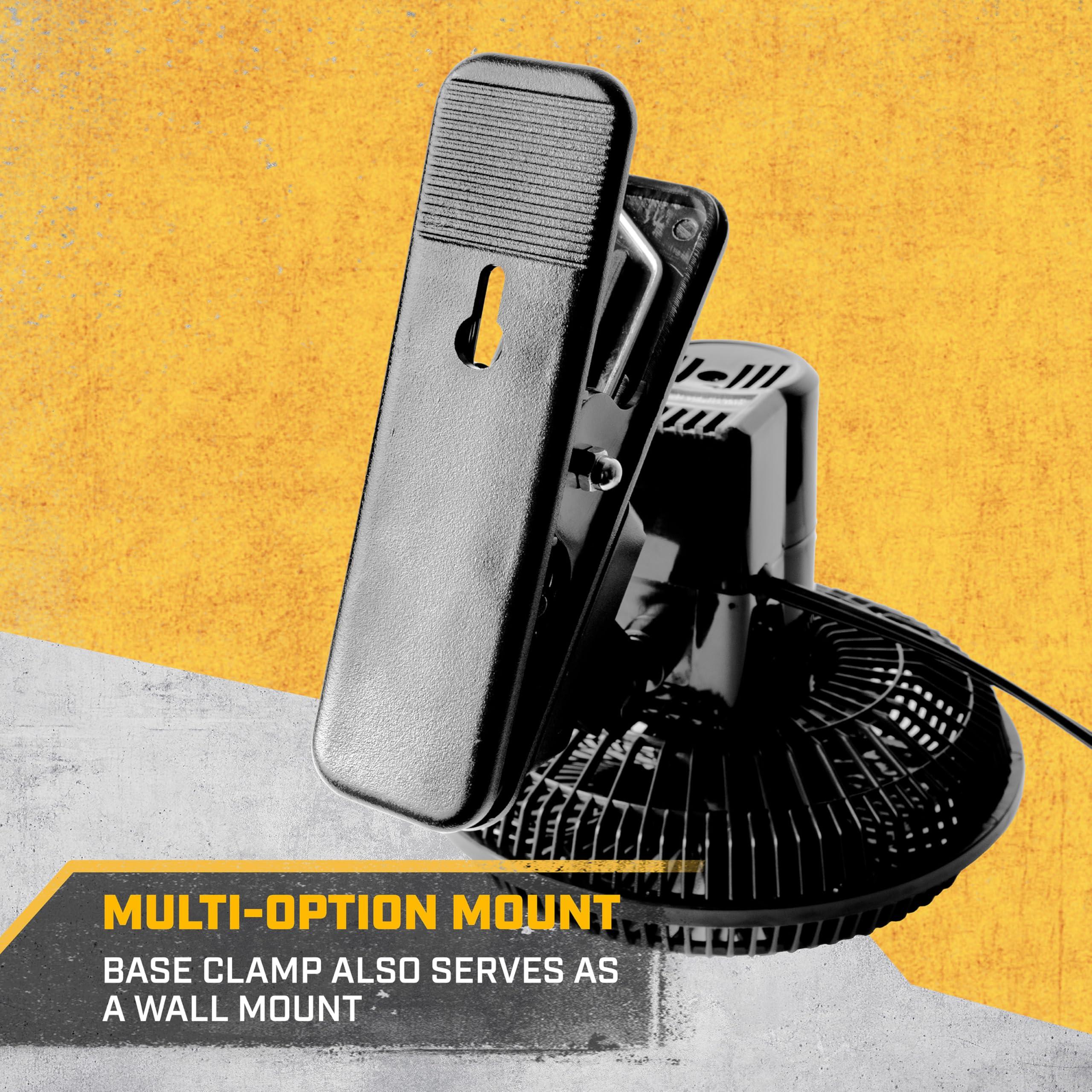 Cat Cat Clip-On Car Fan with Oscillating Design, 12V Portable Fan for Car with Quick Cooling Comfort, Ideal for Most Car Truck Van SUV with No AC