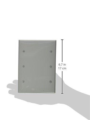 Leviton Leviton 80735-GY GY WP 3G BLANK STD SIZE BOX MNT NYLON