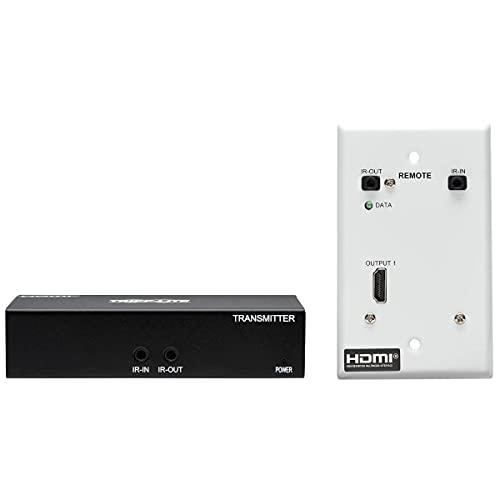 Tripp Lite Tripp Lite HDMI Over Ethernet Cat6 Extender Kit with Wall Plate Receiver - Up to 230 feet or 70.1 Meters - 4K 60Hz Video, 4:4:4, HDR PoC, TAA Compliant (B127A-1A1-BHFH)