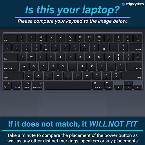 MIGHTY SKINS MightySkins Carbon Fiber Skin Compatible with Apple MacBook Pro 13 M2 (2022) - Solid Gray | Protective, Durable Textured Carbon Fiber Finish | Easy to Apply and Change Styles | Made in The USA