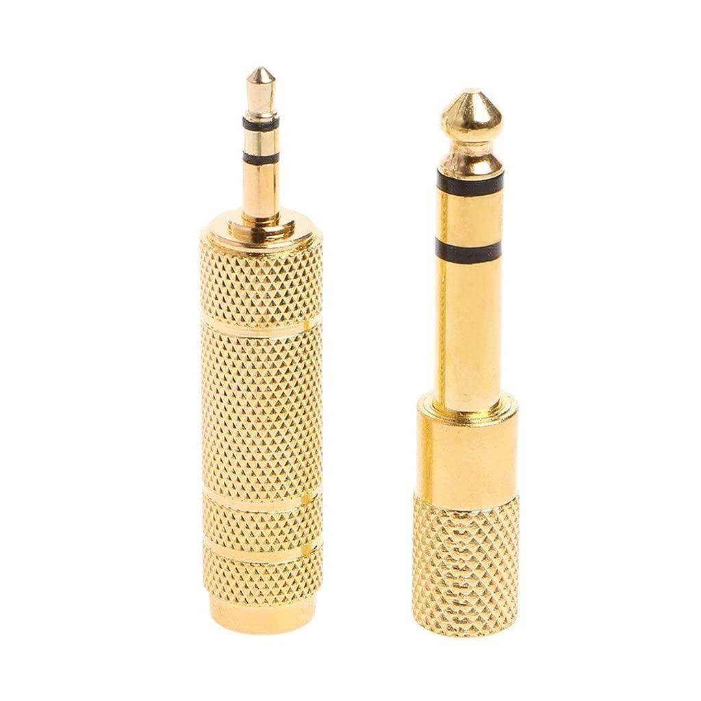 DirectNine Basics Jack 6.5 Plug Male to 3.5 Mm Female Connector Headphone Amplifier 6.5 Mm Microphone Auxiliary Adapter 3.5 Mm Converter