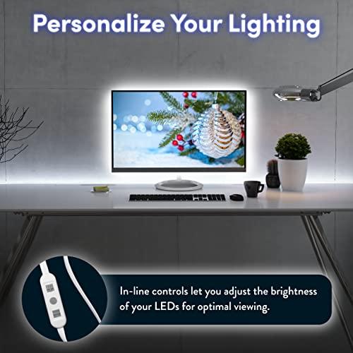Power Practical Luminoodle XL PLus - The Original Portable LED Light Rope with USB Power Bank - 10 ft USB Waterproof String Lights - Rechargeable LED Lantern Kit